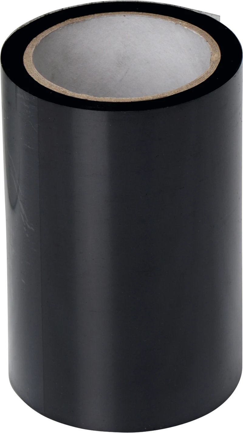 HANEL Occlusions-Folie, doppelseitig 12 µm  Spenderbox  25 m schwarz, 80 mm breit