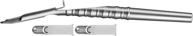Knochenschaber LS  Set  1 Knochenschaber LS1920A-SET, gebogen, 2 Ersatzklingen