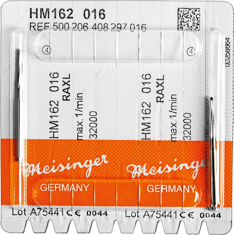 Chirurgie Fräser HM 162  Packung  2 Stück RA XL, Figur 408, 11 mm, ISO 016