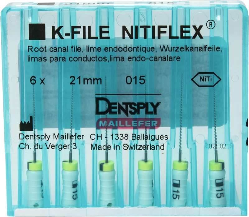 File NiTiflex  Packung  6 Stück 21 mm ISO 015