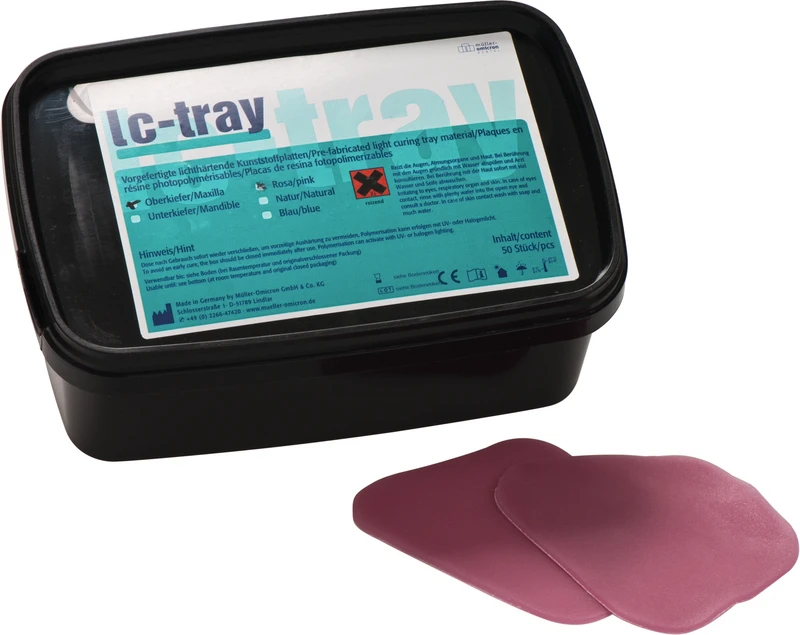 lc-tray  Packung  50 Stück rosa, OK