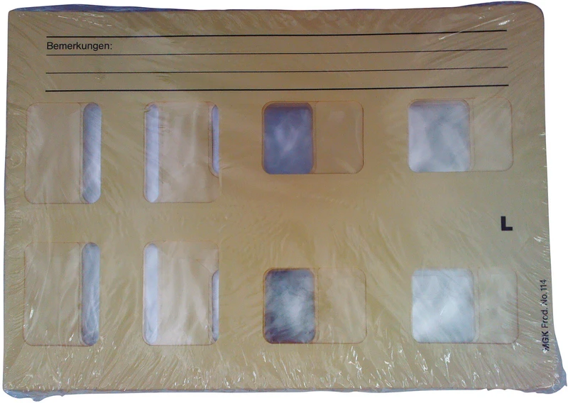 Dentalfilmkarten  Packung  25 Karten 114