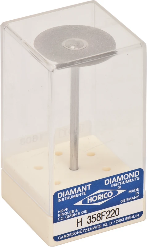 DIAFLEX® 358  Stück  doppelseitig, flexibel, gelb extra fein, HP, Figur 358, 0,18 mm, ISO 220