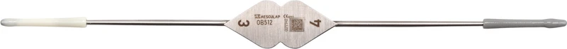 Neusilber Sonden nach Bowman  Stück  Figur 3\4, Ø 1,3 mm + Ø 1,4 mm
