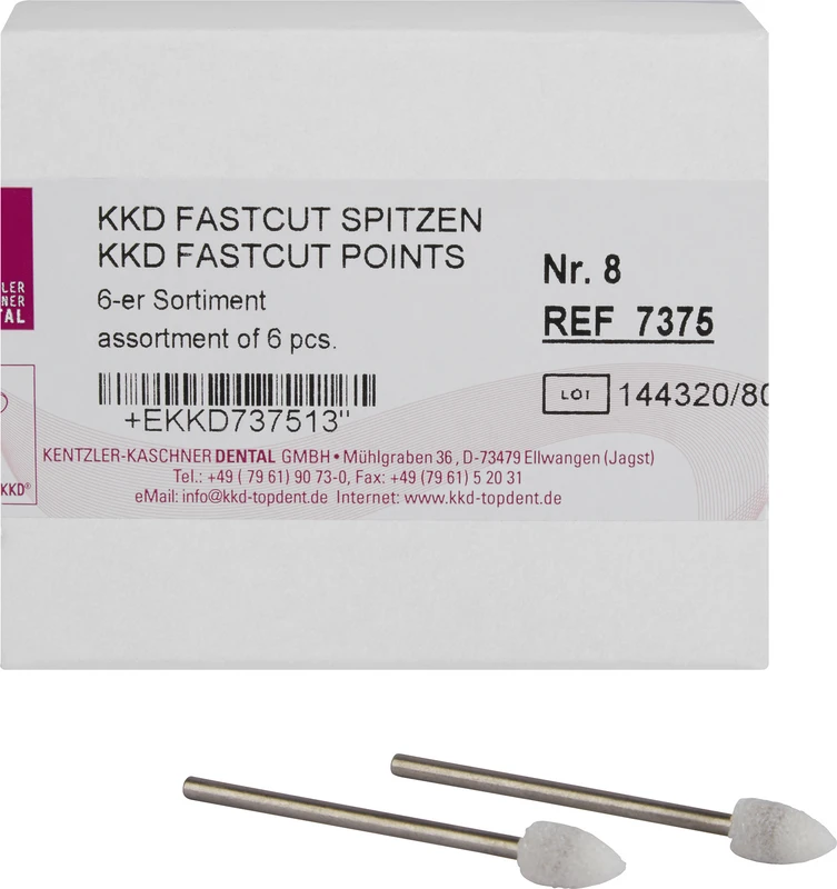 KKD® Fastcut Spitzen  Packung  6 Stück Nr. 8