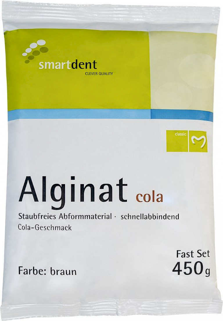 smart Alginat cola braun   Beutel  450 g schnellhärtend, mit Colageschmack, braun