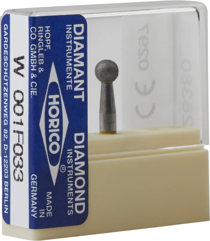 Diamantschleifer 001  Stück  gelb x-fein, RA, Figur 001, ISO 033