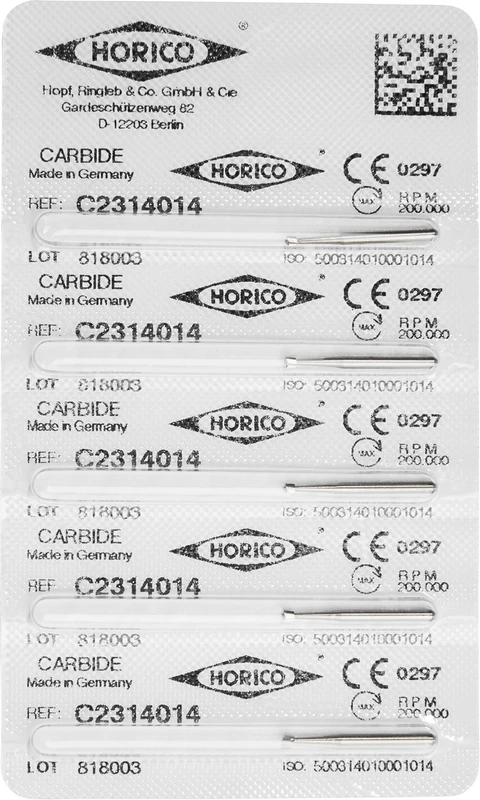 HM-Bohrer C2  Packung  5 Stück FG, Figur 001, ISO 014