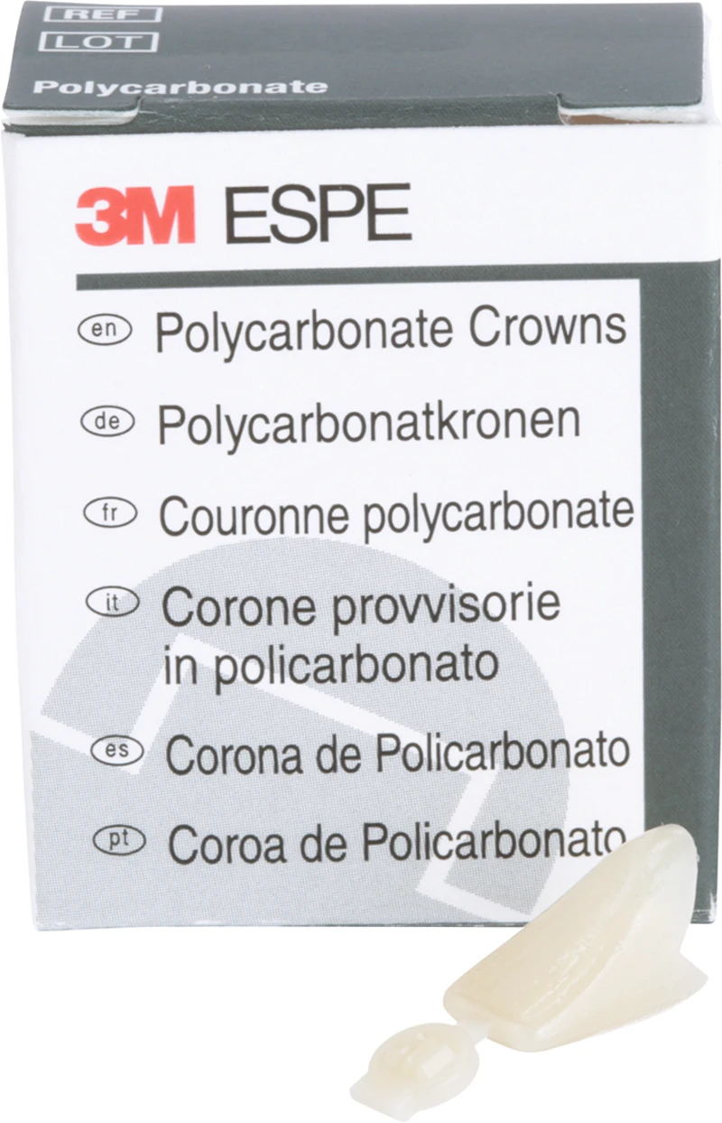 Polycarbonat-Kronen  Packung  5 Stück Nr. 65