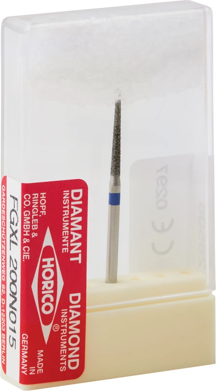 Diamantschleifer 200  Stück  blau, FG XL, Figur 200N, 12 mm, ISO 015