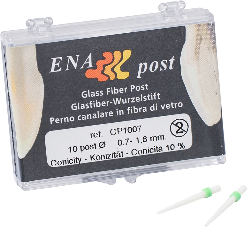 ENA post Wurzelstift 10%  Nachfüllpackung  10 Stück, Ø 0,7 - 1,8 mm