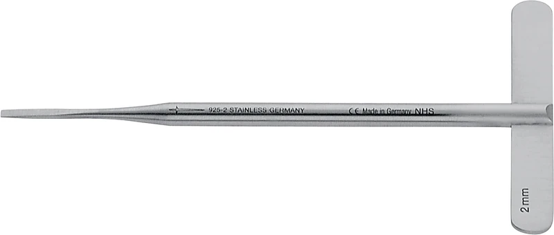 Drehmeissel  Stück  925-2, 130 mm, 2 mm, gerade