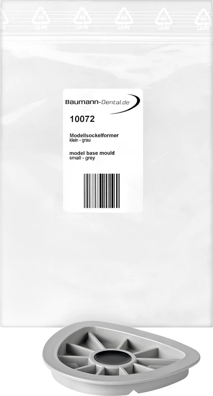 Modellsockelformer  Stück  Modellsockelformer Größe S, grau