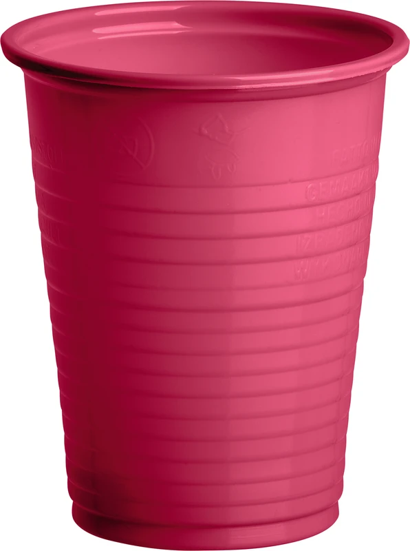 Smart One PP Mundspülbecher   Karton  30 x 100 Stück weinrot