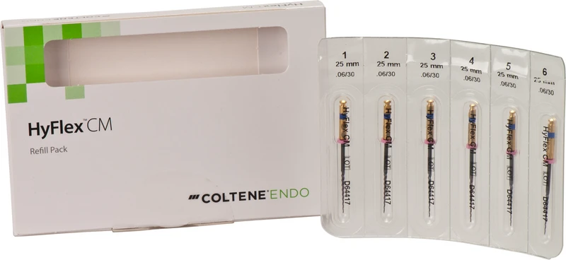 HyFlex® CM  Packung  6 Stück 25 mm, Taper.06 ISO 030