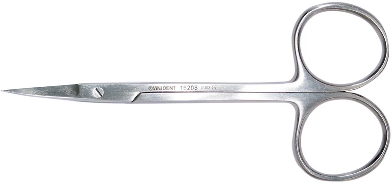 Zahnfleischscheren  Stück  120 mm, gebogen