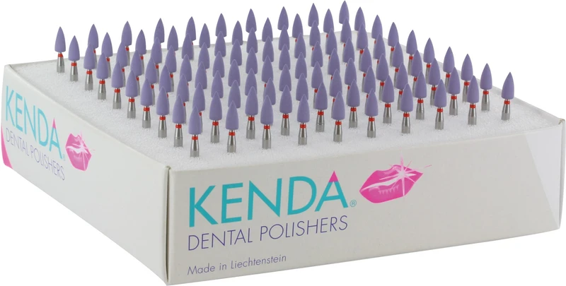 KENDA Nobilis  Packung  100 Stück violett fein, RA, Figur 243 kleine Spitze, 7 mm, ISO 030