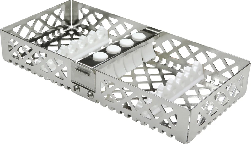 Steri-Wash-Trays  Stück  190 x 90 x 34 mm weiße Silikone, für 6 Instrumente