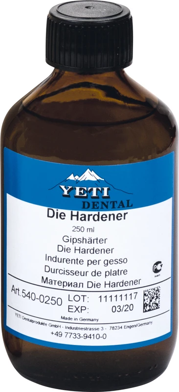 DIE HARDENER  Nachfüllflasche  250 ml Gipshärter