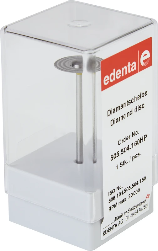 Diamantscheibe 505  Stück  Spirale gelb superfein, HP, Figur 505, 0,12 mm, ISO 160