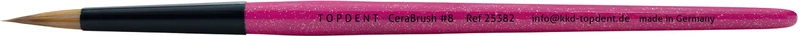 TOPDENT CeraBrush Keramik-Schichtpinsel   Stück  Nr. 8 pink