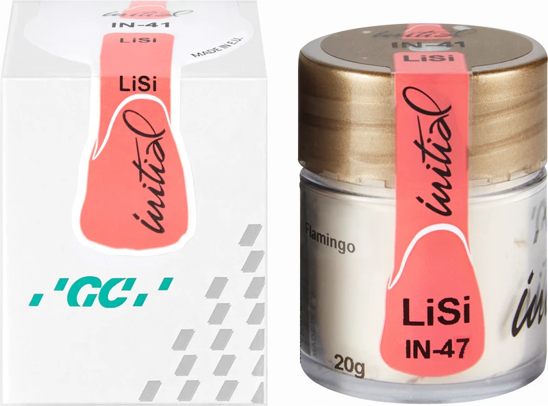 GC Initial LiSi  Dose  20 g Pulver inside IN-41 flamingo