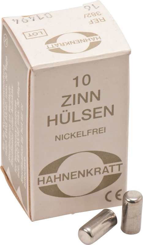 PROVISA Schutzhülsen Zinn  Packung  10 Stück 16