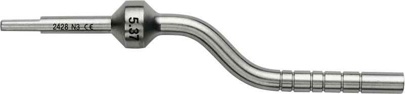 Osteotome Bone-Pusher  Stück  OSTMPU37A, 3,7 mm, gewinkelt, zylindrisch