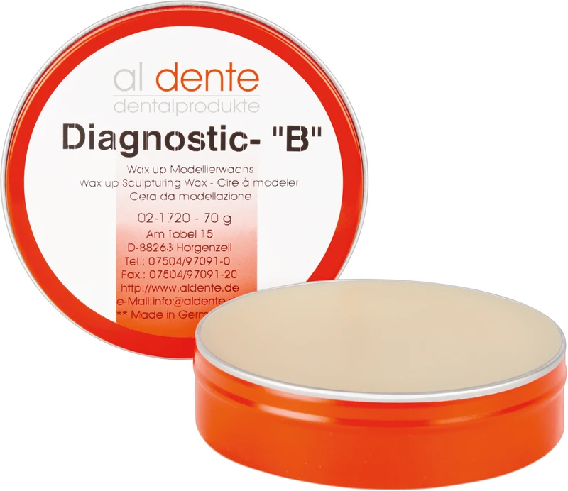 Diagnosticwachs  Dose  70 g, B