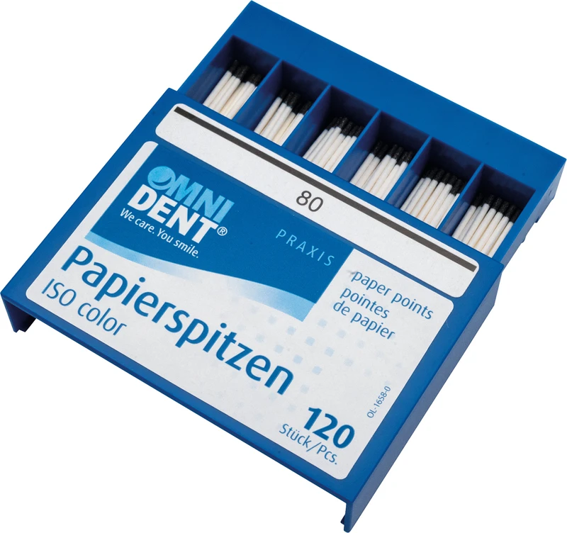 Papierspitzen  Packung  120 Stück ISO 080