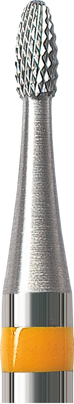 HM-Fräser Schliff 27  Stück  Titanverzahnung, orange fein, HP, Figur 277, 3 mm, ISO 014