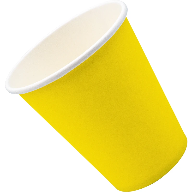 smart Mundspülbecher Hartpapier  Karton  1.000 Stück gelb