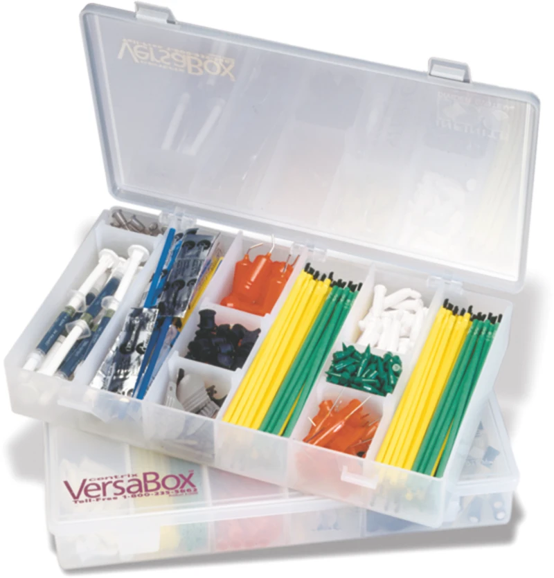 VersaBox  Stück  Box mit 6 Trennwänden, 6 Fächern (45 x 160 mm)