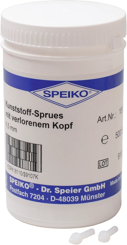 Kunststoff-Sprues  Packung  500 Stück Ø 6,5 mm