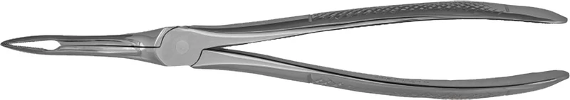 KKD® Zahnzangen  Stück  für OK-Wurzeln - sehr fein, Rautengriff, tiefgreifend, Figur 49