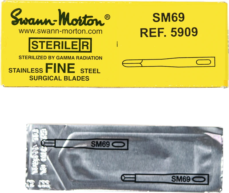 Swann-Morton® Skalpellklingen   Packung  25 Stück Nr. 69