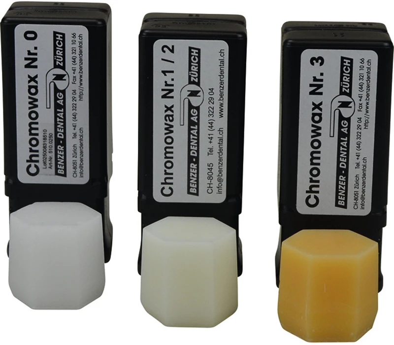 Chromowax  Nachfüllpackung  3 Stück gelb-orange