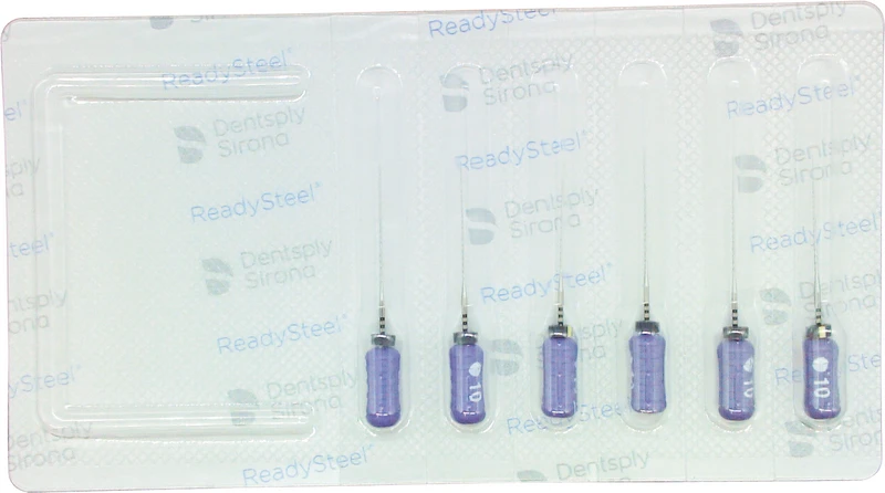READYSTEEL Senseus Hedstroem Files  Packung  6 Stück 25 mm ISO 010