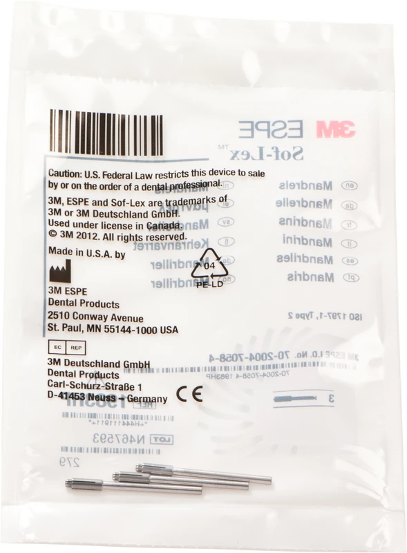 Sof-Lex Mandrelle  Packung  3 Stück HP