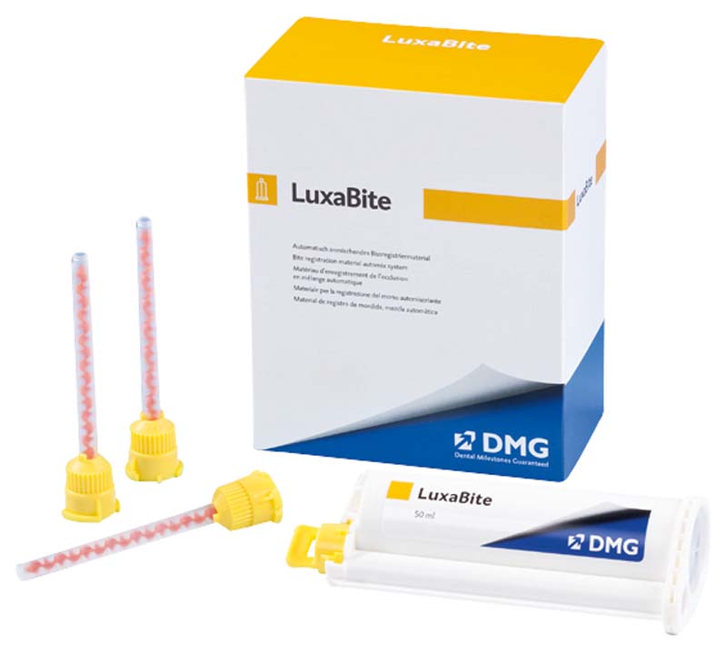 LuxaBite  Packung  50 ml Doppelkartusche, 15 Automix-Tips