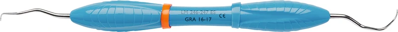 LM Gracey   Stück  Figur 16\17, mesial-distal, blau, LM-ErgoSense® Griff