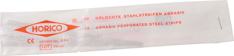 Prophylaxestreifen  Packung  10 Stück einseitig, 4 mm breit, Stärke 0,07 mm