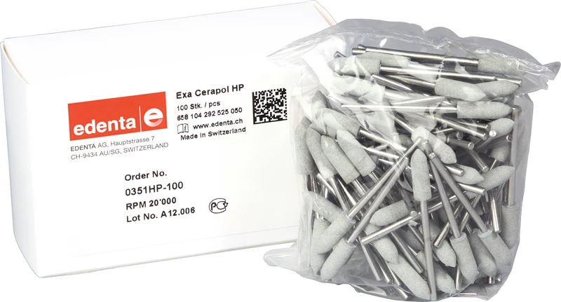 Exa Cerapol  Packung  100 Stück hellgrau, HP, Figur 292, 16 mm, ISO 050