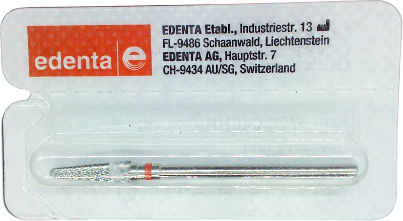 HM-Fräser Schliff 20  Stück  Kreuzverzahnung, rot fein, HP, Figur 194, 14 mm, ISO 040