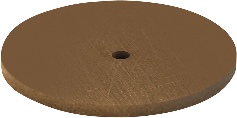 EVEFLEX  Packung  10 Stück unmontiert, braun mittel, Figur Scheibe, 26 x 1,2 mm