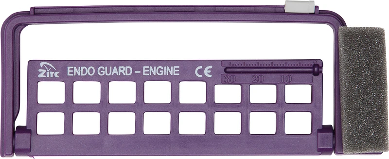 Steri-Endo Guard Engine  Stück  für 11 Maschinen- und 5 Handinstrumente, pflaume, 14,1 x 1,3 x 5,1 cm