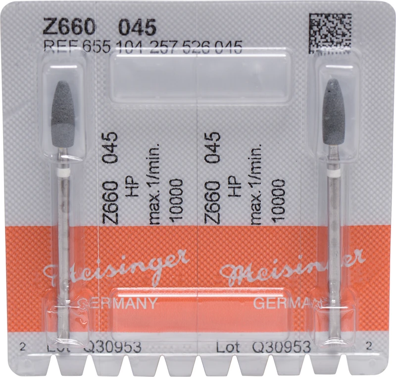 Schleifer Z660  Packung  2 Stück grün mittel, HP, Figur 257, 12 mm, ISO 045