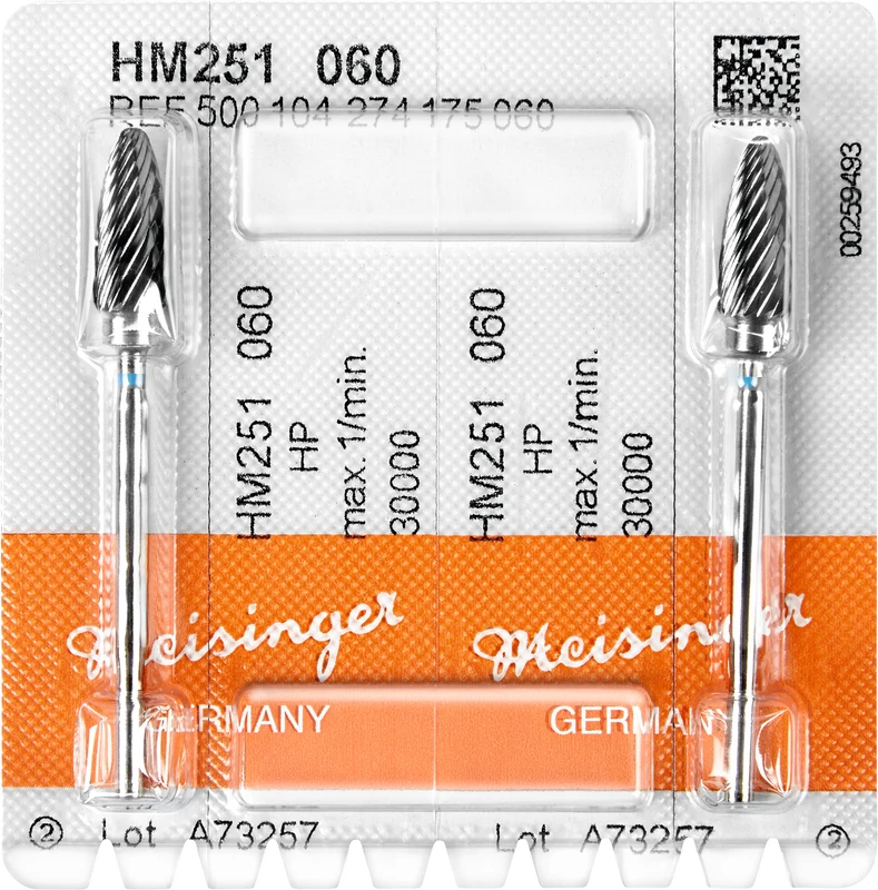 HM-Fräser S  Packung  2 Stück blau standard, HP, Figur 274, 14,5 mm, ISO 060