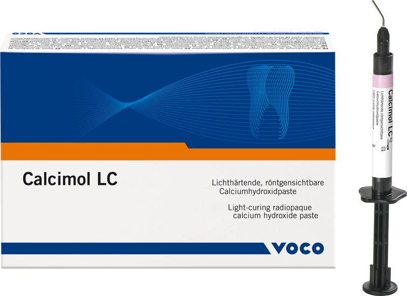 Calcimol LC  Packung  2 x 2,5 g Spritze mit Applikationskanülen Typ 41