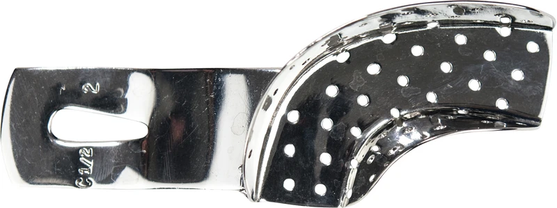 Abdrucklöffel für partielle Abdrücke  Stück  Gr. 2 rechts, perforiert